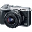 Canon Mirrorless EOS M6 ( Black and silver ) + Kit EF-M15-45 IS STM 
